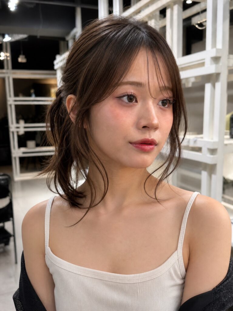 暑い時は結びたいですよね