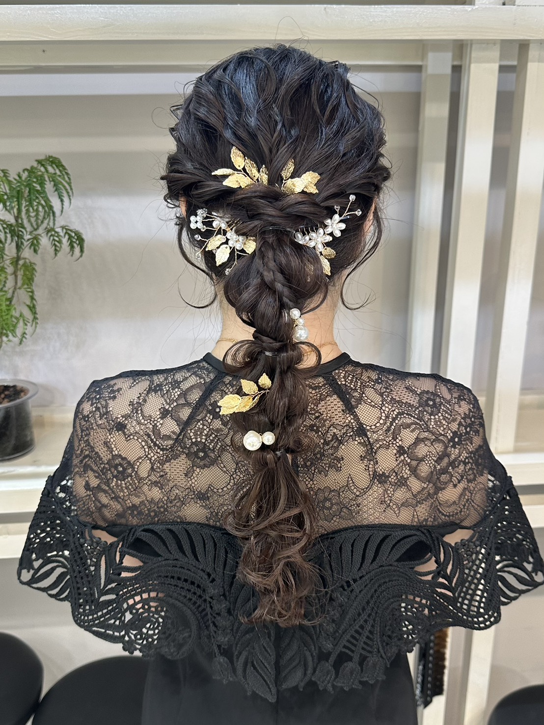 結婚式お呼ばれヘアセット