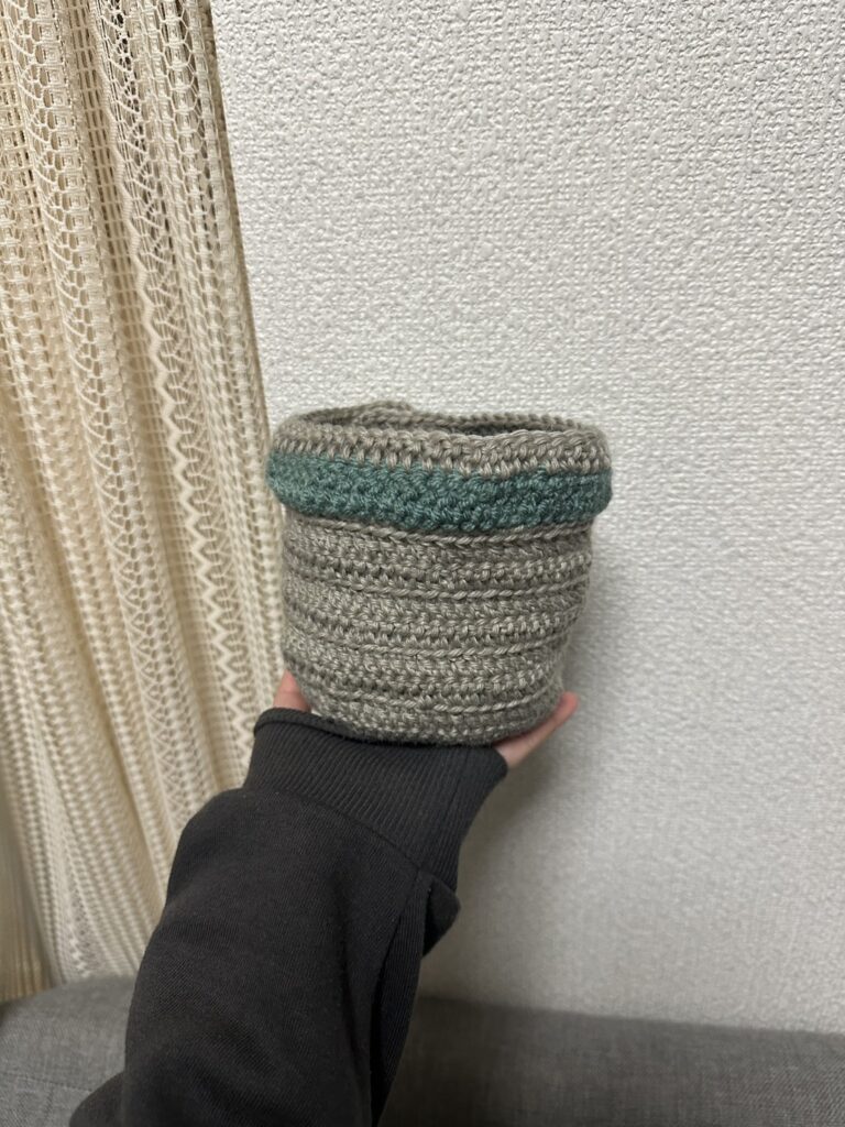 趣味は編み物