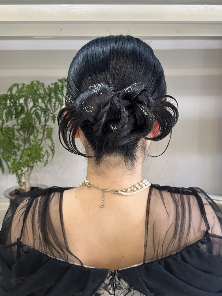 結婚式お呼ばれヘアセット