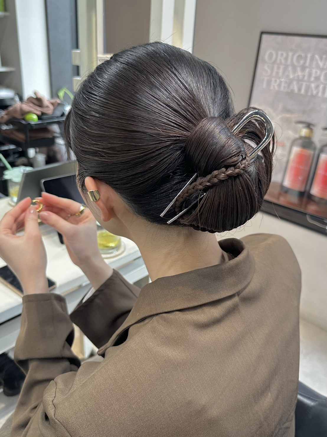 結婚式参列ヘアセット