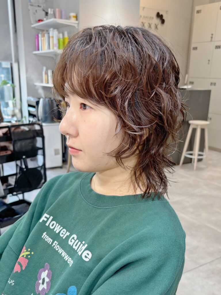 ウルフレイヤー×ニュアンスパーマ