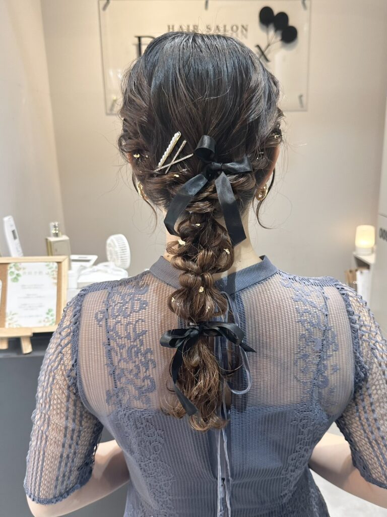 結婚式参列ヘア
