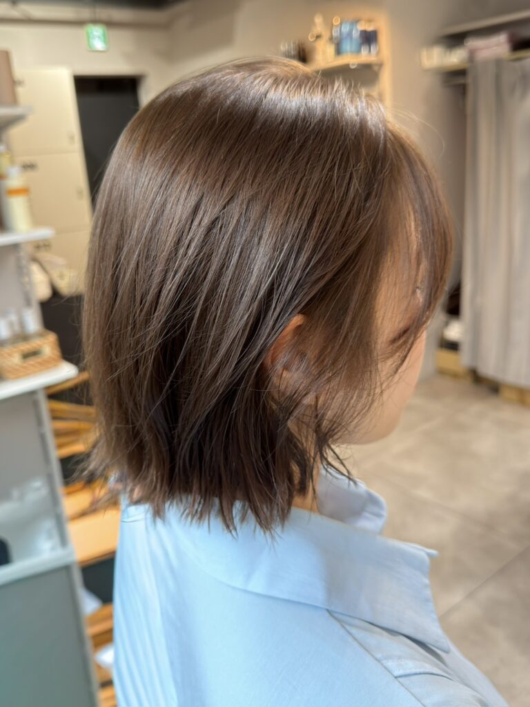 秋先取りでも可愛い髪色