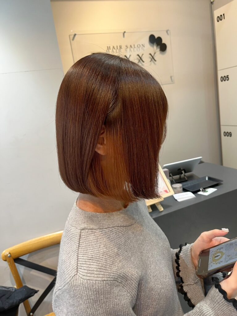 初めてのお客様をボブに！