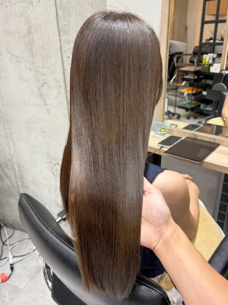 透明感グレージュカラー!