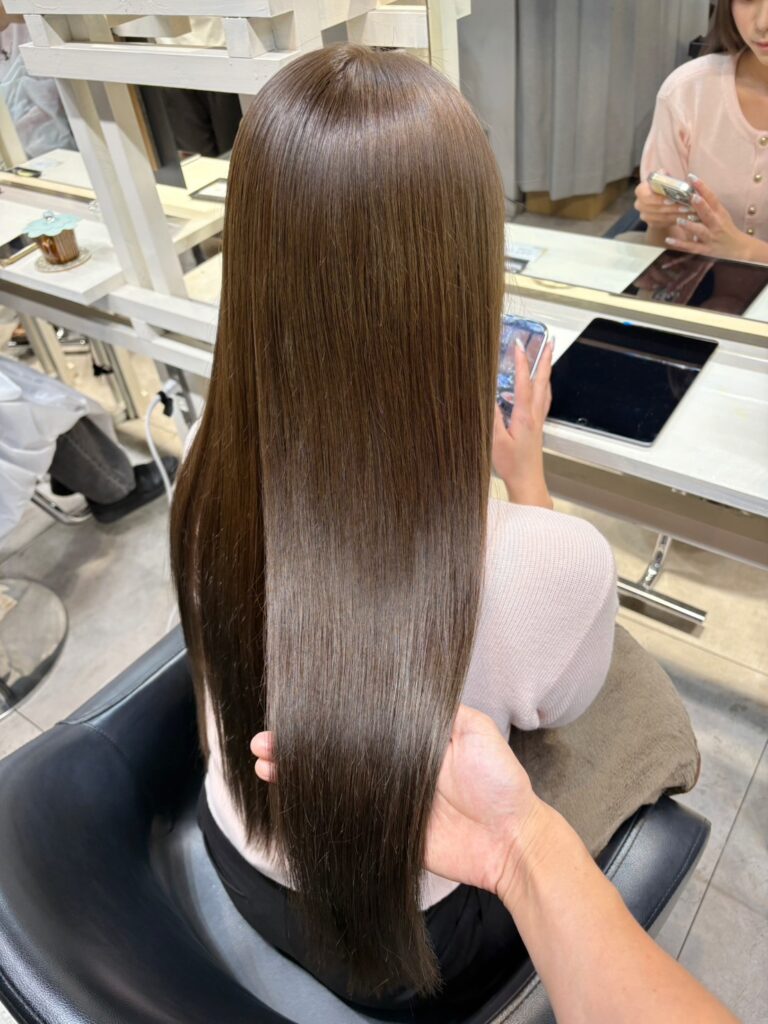 透明感ベージュカラー