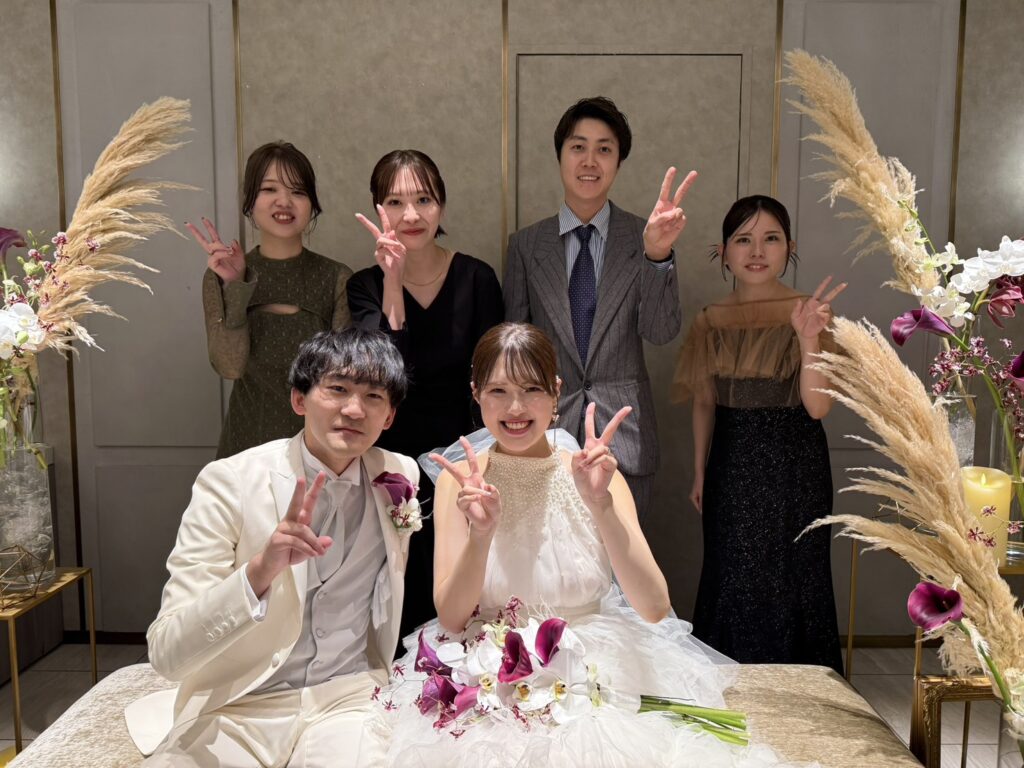 専門の頃の友達の結婚式に！