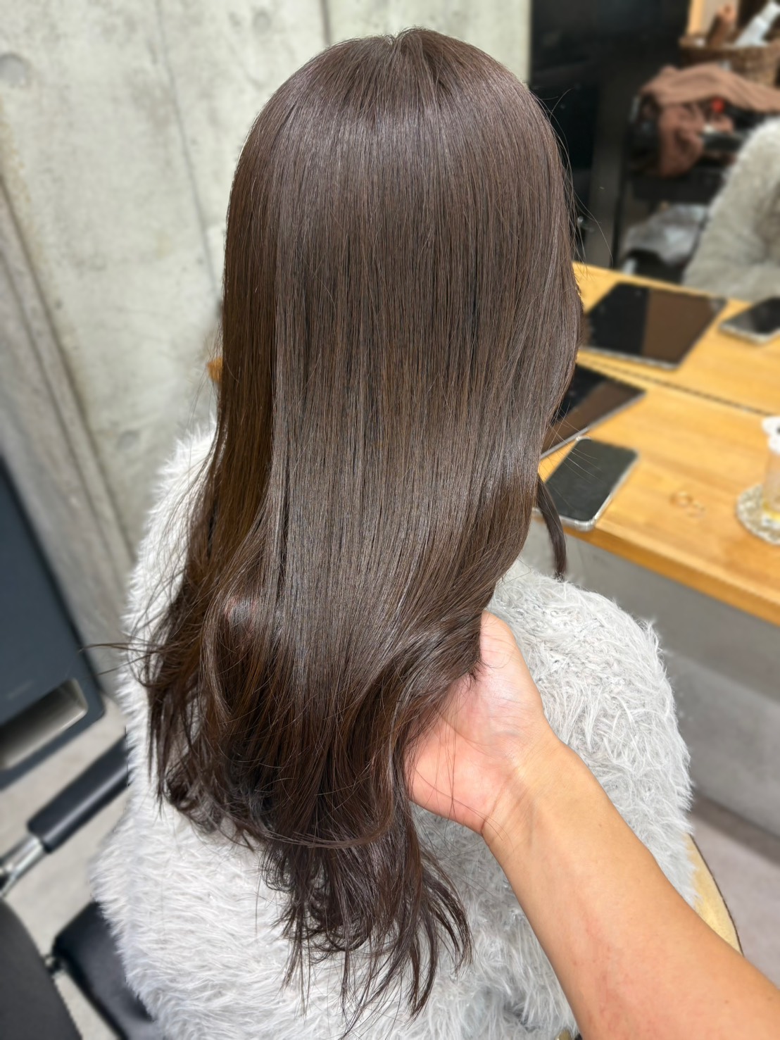 透明感グレージュカラー!