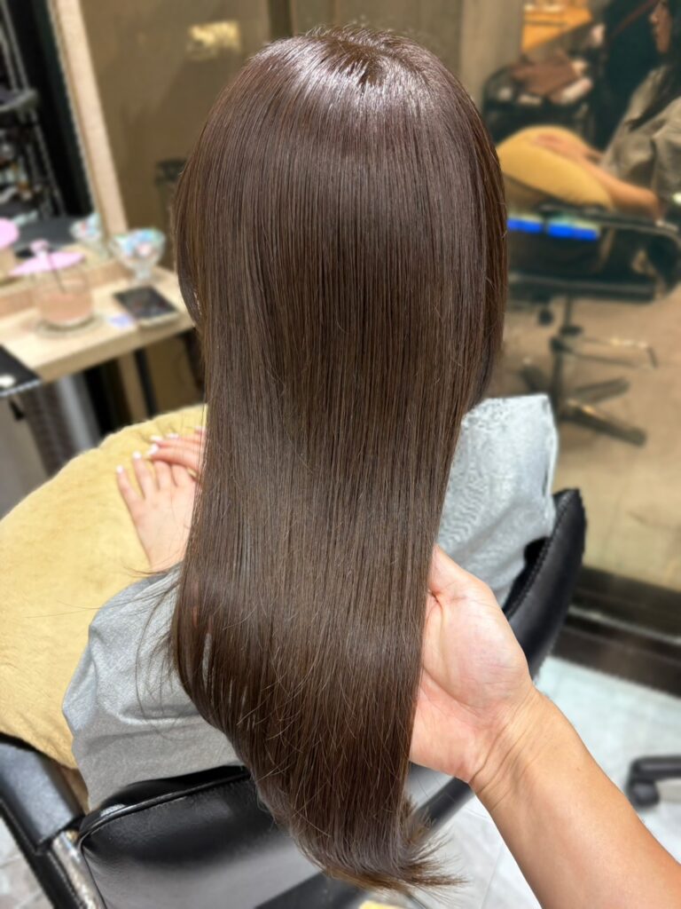 透明感ラベンダーグレージュ!