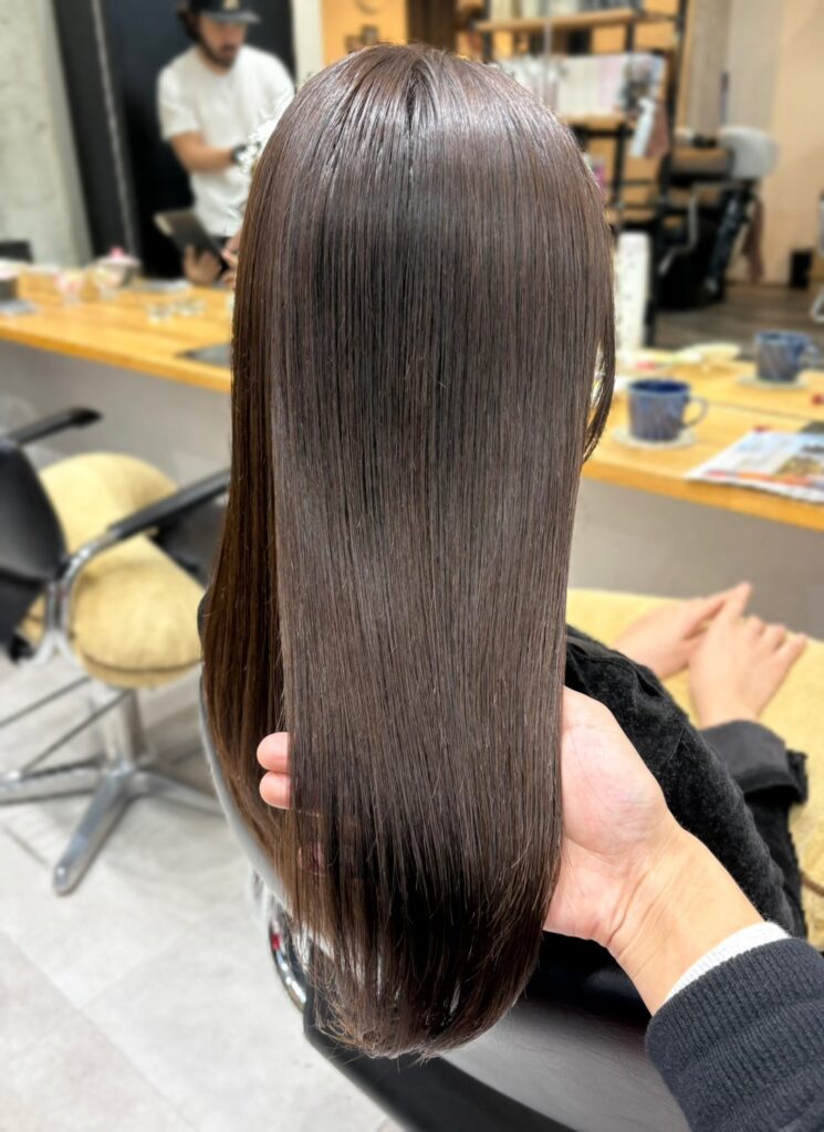 透明感アッシュブラウン!