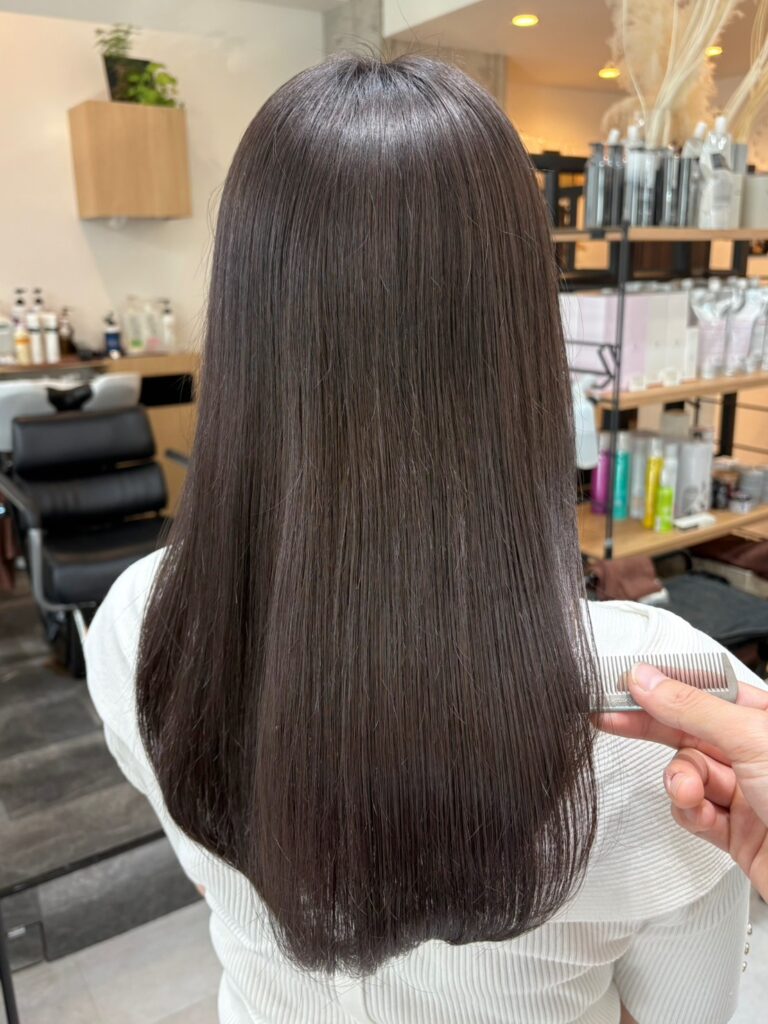 透明感グレージュカラー!