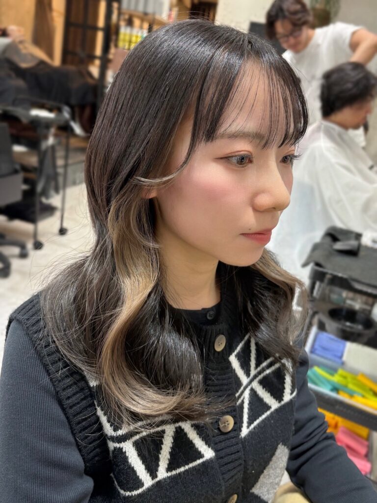 成人式前に！インナーカラーもおすすめ！