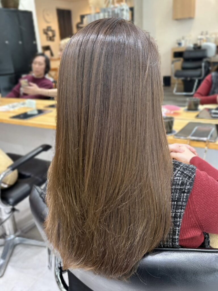 透明感ベージュカラー！