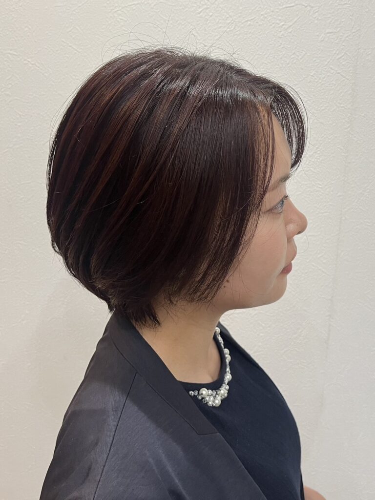 今期流行りのボルドー系