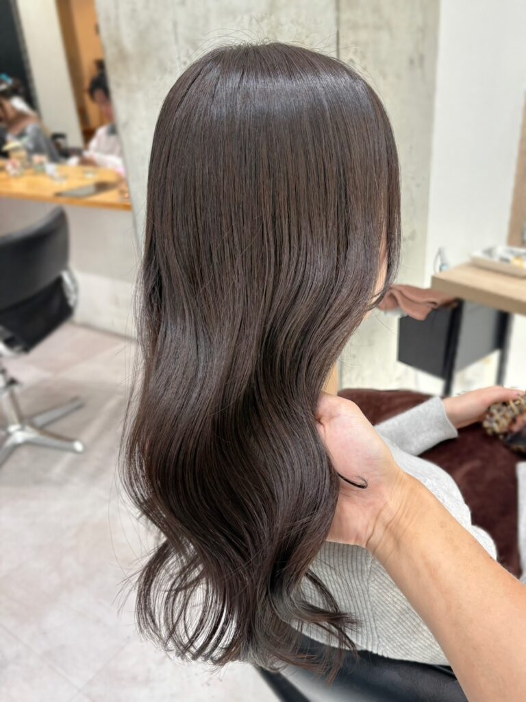 透明感カラー!アッシュブラウン!