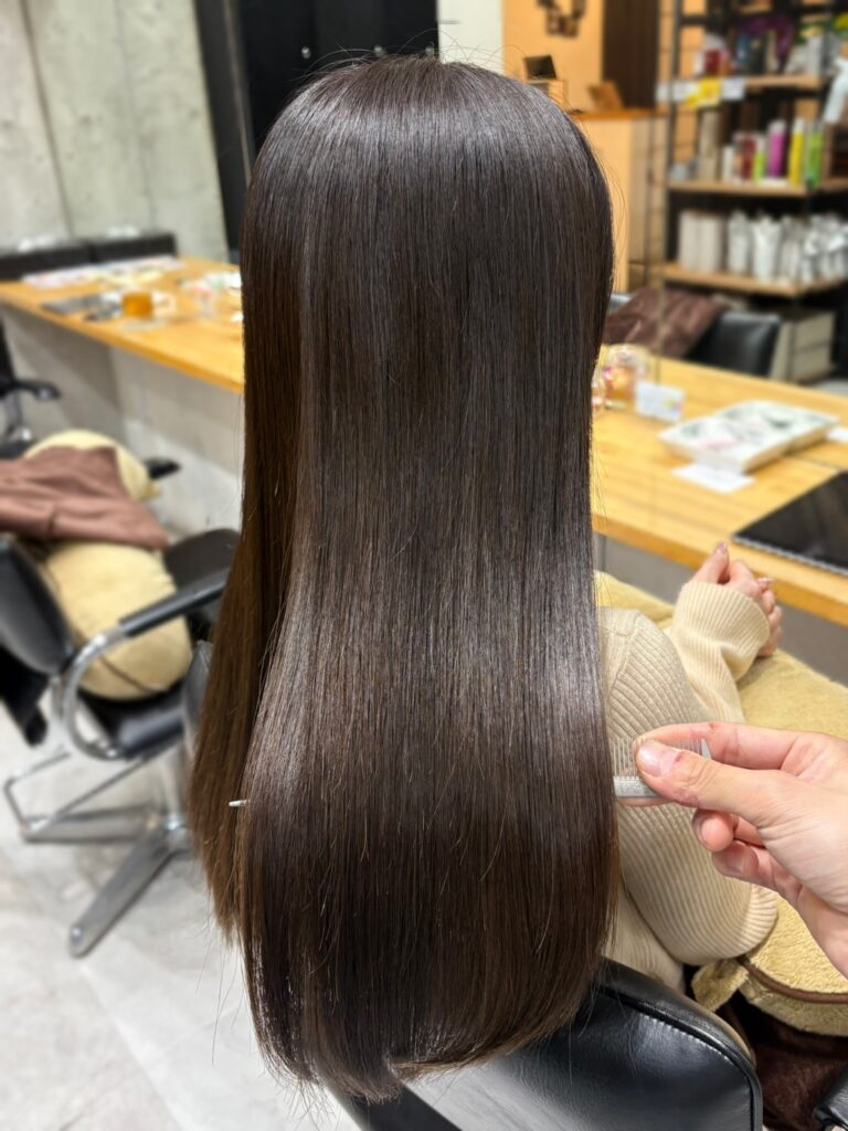 透明感グレージュカラー!