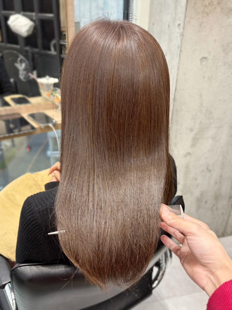 透明感ベージュカラー！イルミナカラー！