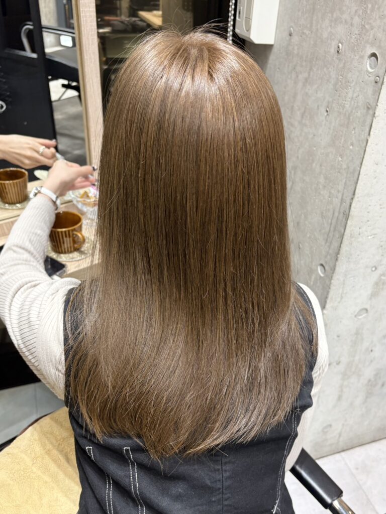 透明感ミルクティーベージュ！