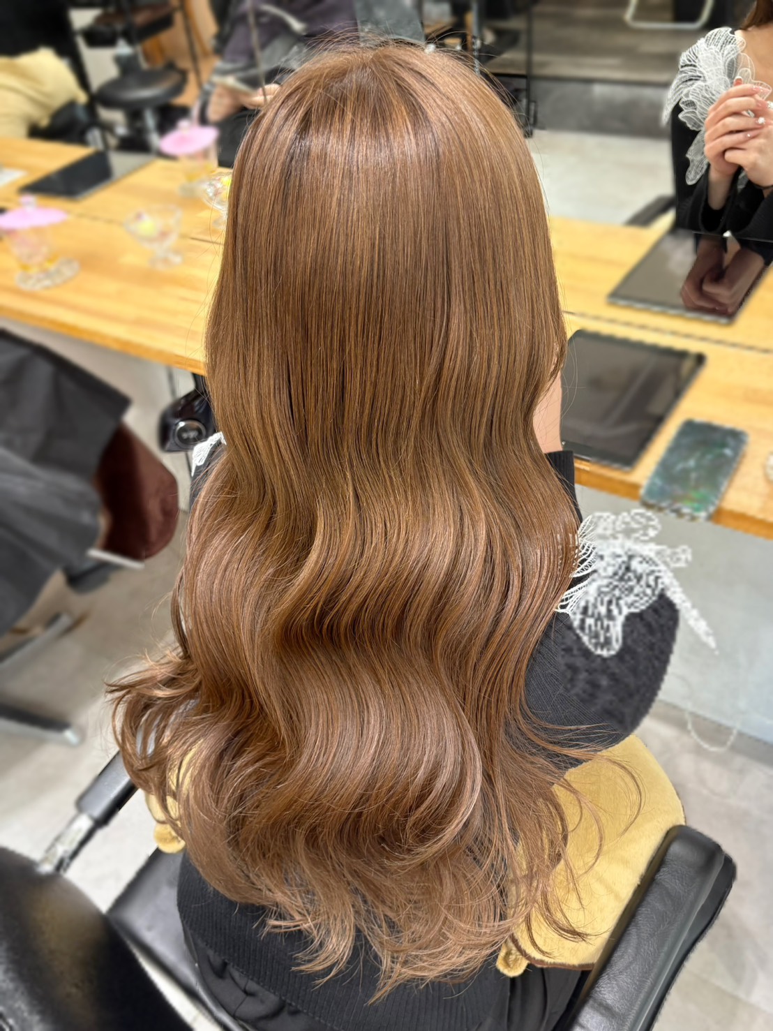 透明感ミルクティーベージュ！