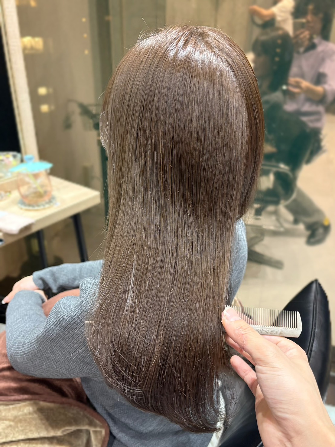 透明感グレージュ！