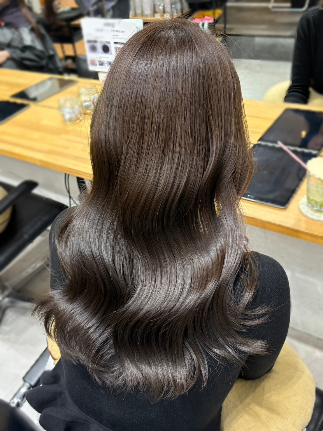 透明感グレージュカラー！