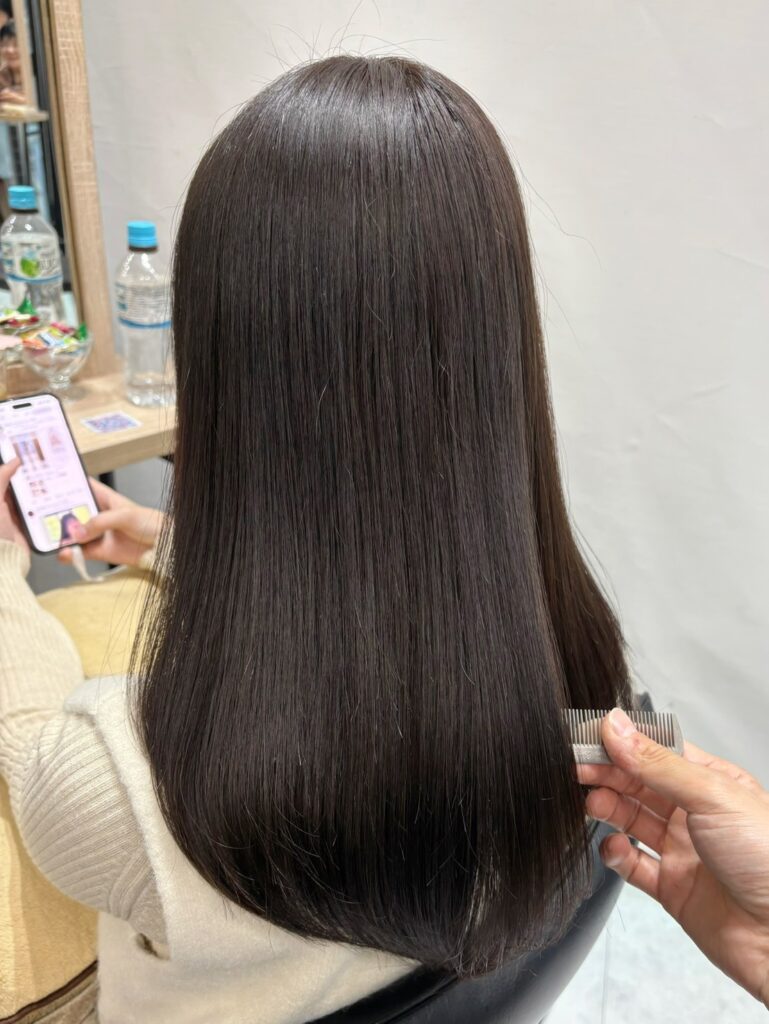 グレージュカラー！艶感抜群！