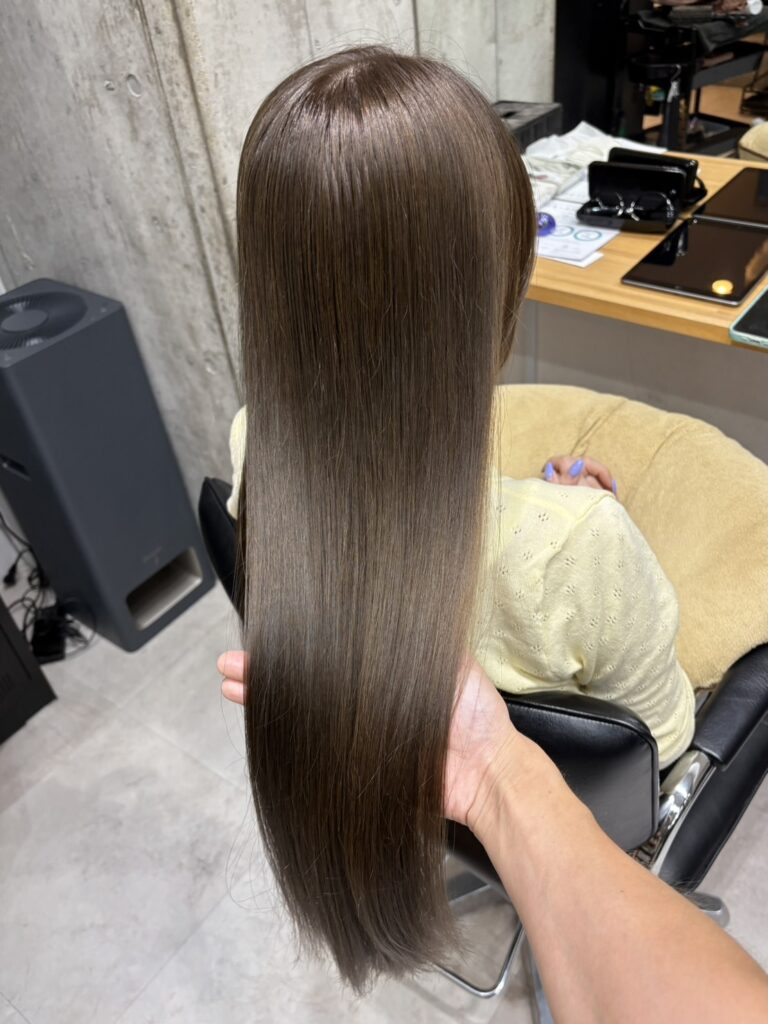 透明感ミルクグレージュ!