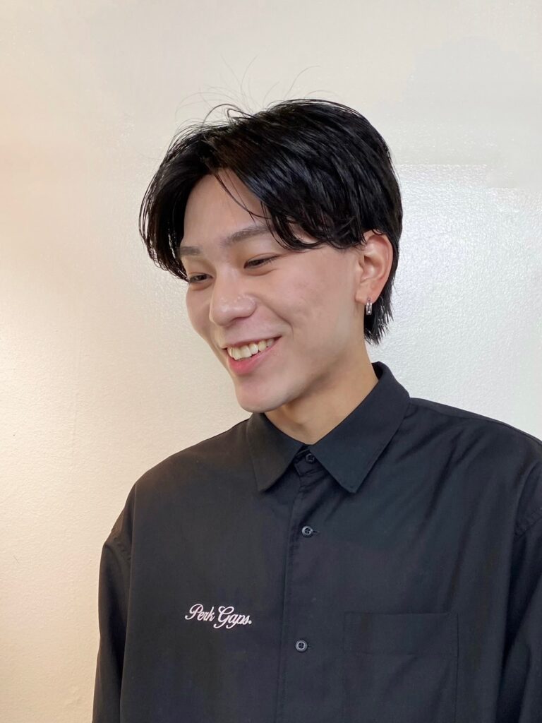 スタイリングでカルマヘアっぽく