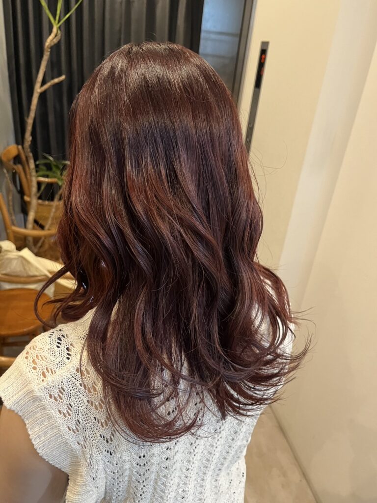 髪色から秋を感じませんか?