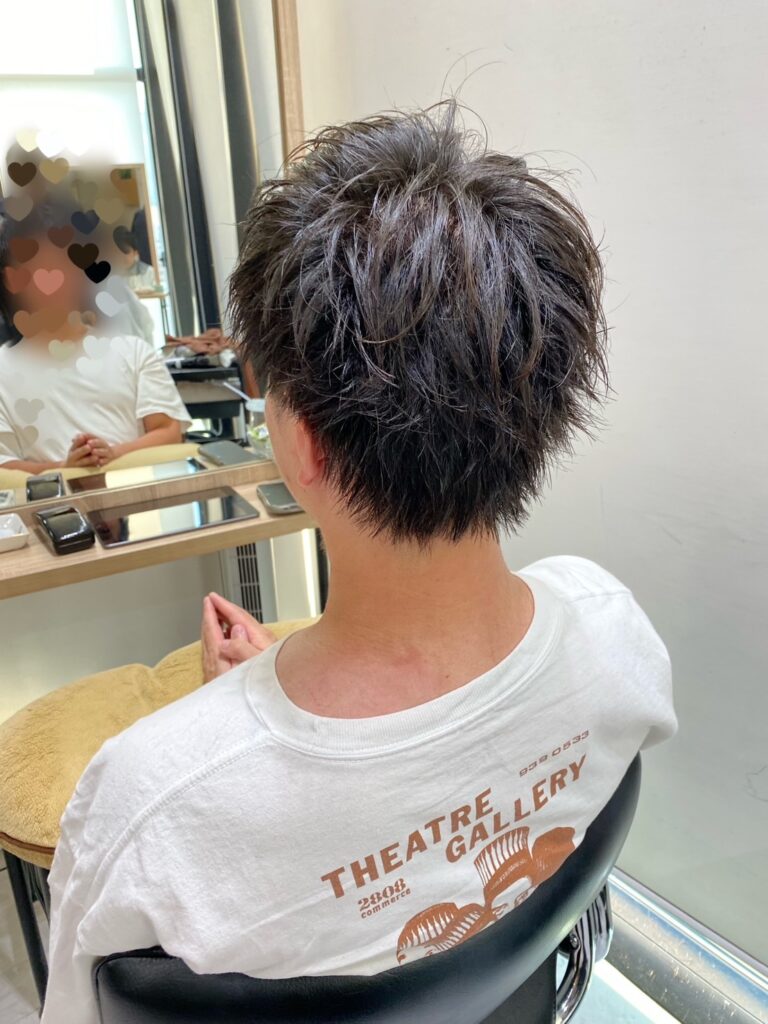 長めスパイキー