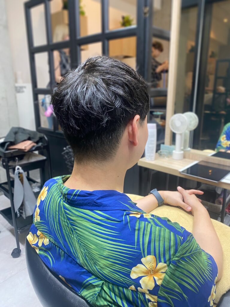 夏仕様のヘアスタイル