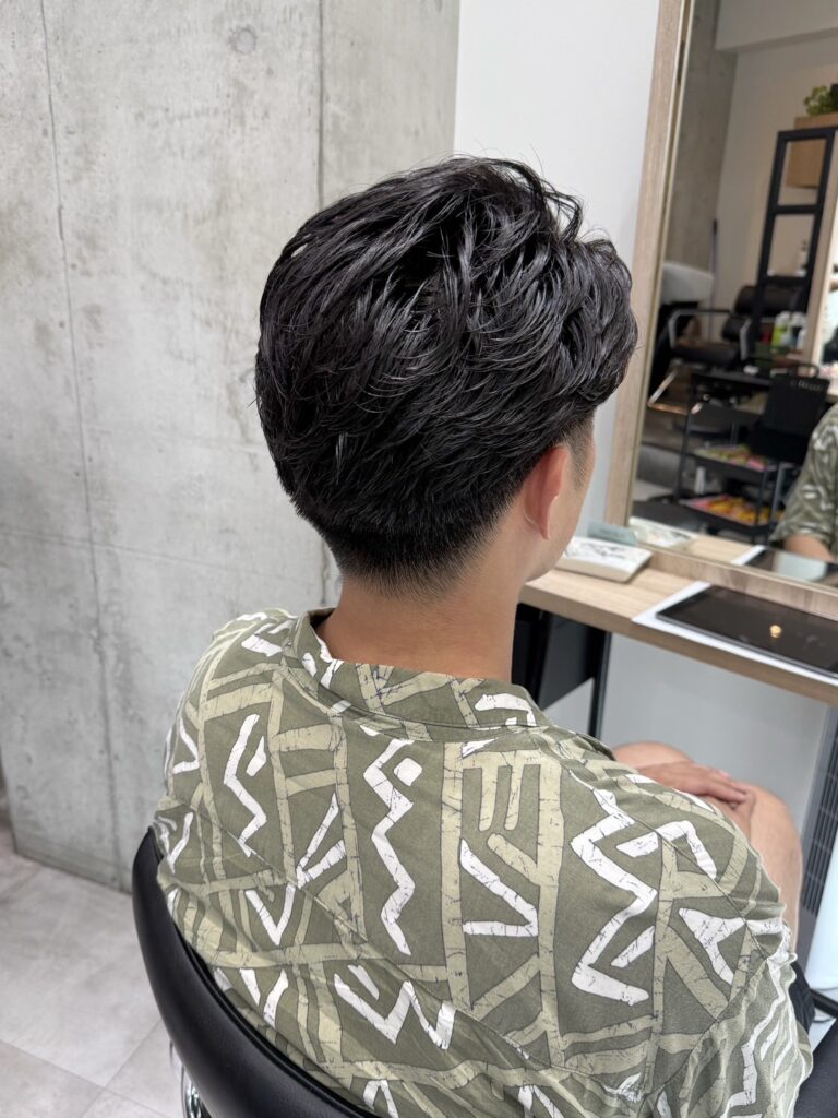 ビジネススタイル強めパーマ