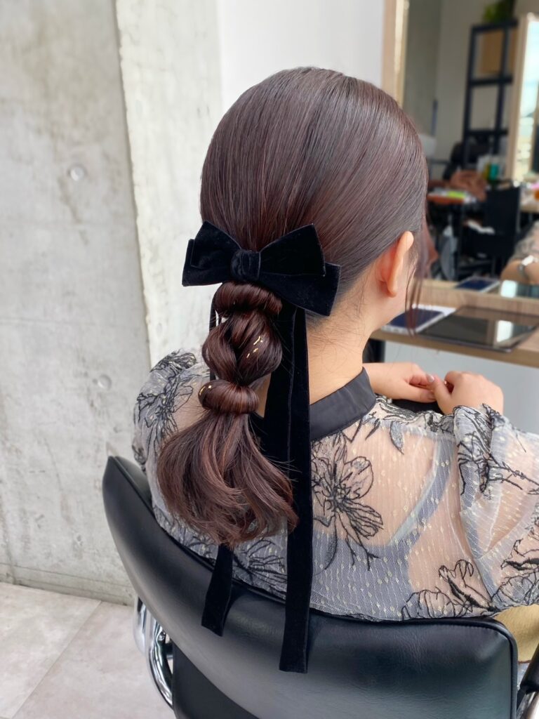 ヘアセットのお客様