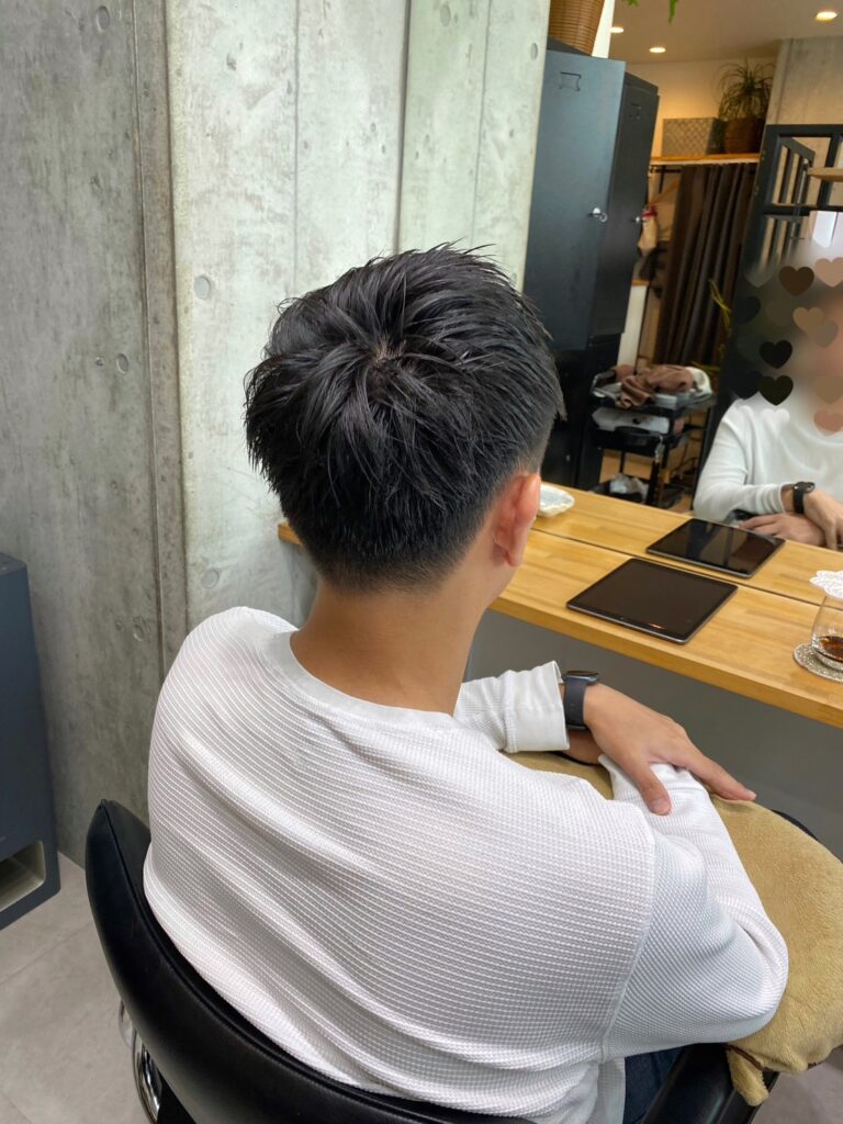 髪質を活かして