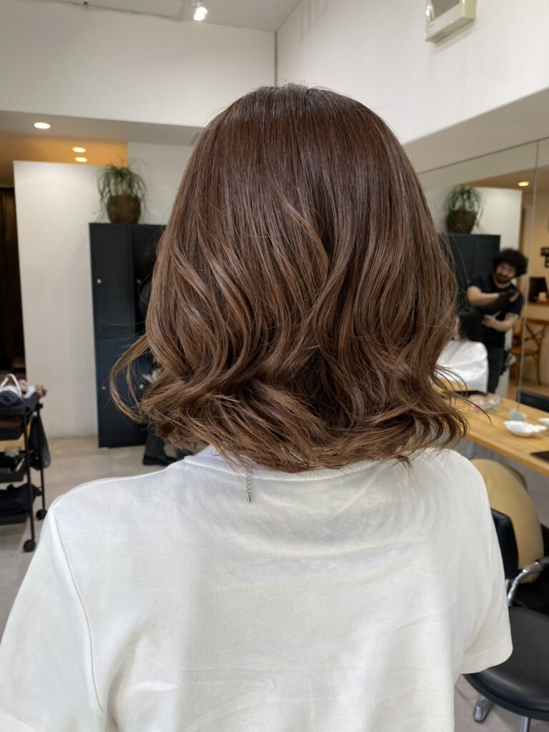 ほんのり赤みブラウン